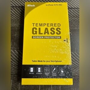 Tempered Glass Screen Protector for iPhone 16 Pro Max